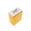 MONDIAZ TURE-DLUX 40cm toiletmeubel Ocher. EDEN wastafel Ostra positie midden. Zonder kraangat. SW1104923