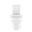 Crosswater Kai toiletzitting met softclose en dunne rand wit SW487305