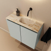 MONDIAZ TURE-DLUX 60cm toiletmeubel Greey. EDEN wastafel Frappe positie rechts. Zonder kraangat. SW1102790