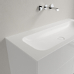 Villeroy & boch Finion meubelwastafel 120x50 zonder kraangat zonder overloop stonewhite Ceramic+ stone white SW209391