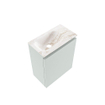 MONDIAZ TURE-DLUX 40cm toiletmeubel Greey. EDEN wastafel Frappe positie links. Met 1 kraangat. SW1102764