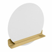 Mondiaz SPOT Badkamerspiegel - rond 80cm - spiegelplanchet - kleur Oro SW1235574