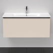 Duravit D-Neo wastafelonderkast 101x44x46.2cm 1 lade Taupe Mat SW641065