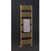 Crosswater MPRO handdoekradiator - 138x48cm - 568 watt - geborsteld messing (goud) SW487365