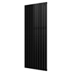 Plieger Cavallino Retto designradiator verticaal enkel middenaansluiting 2000x754mm 1666W zwart 7255341