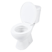 Differnz Toiletpot Duoblok Staand Achter Onder Onderuit Wit SW471268