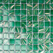 The Mosaic Factory Amsterdam mozaïektegel - 32.2x32.2cm - wand en vloertegel - Vierkant - Glas Medium Green glans SW62148