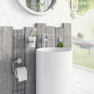 Smedbo Home Toiletrolhouder - zonder klep - chroom SW12179