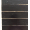 Cifre Ceramica Colonial wandtegel - 7.5x30cm - 8.6mm - Rechthoek - Zwart mat - restpartij 1m2 - OUTLET UDEN STORE34780