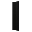 Plieger Cavallino Retto designradiator verticaal dubbel middenaansluiting 2000x450mm 1287W mat zwart SW224482