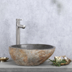 Differnz Lombok waskom 36cm rond riviersteen grijs SW788035