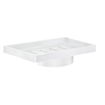 Smedbo Xtra Losse zeepschaal - 8x2cm - Porselein Wit SW74369
