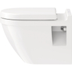 Duravit Starck 3 WC-zitting - 37x43.1x4.3cm - softclose & quickrelease - Kunststof - glans wit 0290272