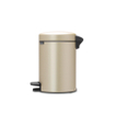 Brabantia NewIcon Pedaalemmer - 3 liter - kunststof binnenemmer - Champagne SW538277