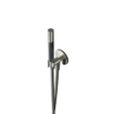 Hotbath Cobber M440 staafhanddouche met wandsteun en uitlaat en doucheslang 150cm nikkel geborsteld OUTLET STORE22592