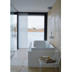 Duravit HappyD 2 kunststof inbouwbad acryl rechthoekig met 2 rugsteunen 180x80x46cm wit SW54606