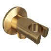 BRAUER Gold Edition thermostatisch douchepaneel - 2 functies - calacatta gold SET 01 - 20cm hoofddouche - gebogen muurarm - staaf handdouche - wandaansluitbocht - doucheslang - goud geborsteld PVD SW925648