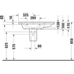 Duravit D-Neo wastafel met wondergliss 80x48x17cm 1 kraangat rechthoek Keramiek Wit SW640407