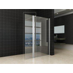 Wiesbaden Comfort Uni zijwand met scharnierprofiel 30x200cm 10mm glas met NANO coating SW62380