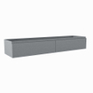Mondiaz FOGE wastafelonderkast - 160x41x25cm - 2 lades - uitsparing rechts - softclose - Plata SW1015650