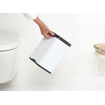 Brabantia Bo Prullenbak - 4 liter - kunststof binnenemmer - wit SW1009825