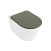 MONDIAZ LAVIE wandclosetpack - 36x53cm - diepspoel - rimless - Talc (offwhite) - softclose - quick-release - toiletzitting - Army (groen) SW1208581