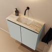 MONDIAZ TURE-DLUX 60cm toiletmeubel Greey. EDEN wastafel Frappe positie midden. Zonder kraangat. SW1102786