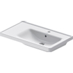 Duravit D-Neo wastafel met wondergliss 80x48x17cm 1 kraangat rechthoek Keramiek Wit SW640466