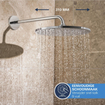 GROHE QuickFix Precision SmartControl inbouw douchesysteem met Vitalio Rain Mono 310 hoofddouche chroom SW1120182
