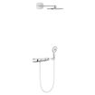 GROHE Rainshower SmartControl Regendoucheset Opbouw - hoofddouche 36cm - handdouche rond 13cm - wandarm 45cm -chroom SW97593