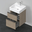 Duravit D-Neo wastafelonderkast 48.4x62.5x44.2cm 2 lades Eiken (terra) Mat SW640960