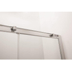 Crosswater Clear 6 kwartronde douchecabine met 1 schuifdeur 80x120x195cm 6mm helder veiligheidsglas zilver SW487127