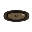 Riho Oval vrijstaand bad - 160x72cm - solid surface - semi transparant - frosted umber SW1030663