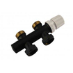 Riko thermostatisch 3/4 onderblok recht mat zwart SW110894