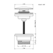 Plieger 2 in 1 design afvoerplug 1 1/4 chroom SW238035