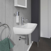 Duravit Me by starck fontein 450x155x320mm 1 kraangat overloop wit 0293427