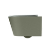 MONDIAZ LAVIE wandclosetpack - 36x53cm - diepspoel - rimless - Army (groen) - softclose - quick-release - toiletzitting - Greey (grijs) SW1208670