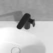 Villeroy & Boch Antao Eengreeps wastafelkraan - met Push-Open afvoergarnituur - mat zwart SW974177
