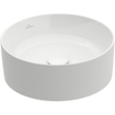 Villeroy & Boch Collaro opzetwastafel rond Ø40cm zonder overloop zonder kraangat ceramic+ wit SW358382