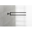 Duravit Starck T Handdoekhouder - 2 stangen - 46.5cm - draaibaar - zwart mat SW297086