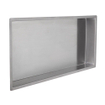Saniclass Hide luxe inbouwnis - 30x60x10cm - met flens - RVS geborsteld SW499596