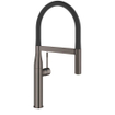 GROHE Essence Keukenkraan - hoog - 2 straalsoorten - met profesionele handdouche - hard graphite glans SW354701