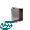 FugaFlow Eccelente Acces Inbouwnis badkamer - 30x30x10cm - Geborsteld RVS SW1123853