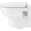 Duravit DuraStyle Basic wandclosetset diepspoel spoelrandloos 36.5x48cm met softclose closetzitting wit SW472391