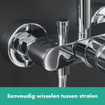 Hansgrohe Crometta s 240 1jet showerpipe met douchekraan chroom OUTLETSTORE STORE33733