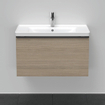 Duravit D-Neo wastafelonderkast 78.4x44x45.2cm 1 lade met softclose Eiken (terra) Mat SW640629