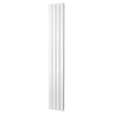 Plieger Cavallino Retto designradiator verticaal dubbel middenaansluiting 1800x298mm 817W wit 7253020