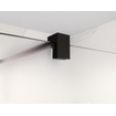 Fortifura Galeria inloopdouche - 100x200cm - mat glas - wandarm - mat zwart SW876793