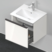 Duravit D-Neo wastafelonderkast 51x44x40.2cm 1 lade wit Hoogglans SW640806