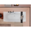Villeroy & boch Loop duobad - 180x80cm - rechthoek/binnenbad ovaal - acryl Wit Alpin glans SW693634